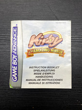 NOTICE SEULE Kirby & The Amazing Mirror EUR Nintendo Game boy Advance Gameboy