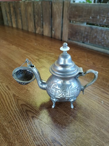 Théière marocaine métal - théière, en