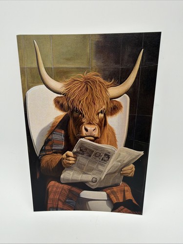 Affiche humoristique vache - affiche,