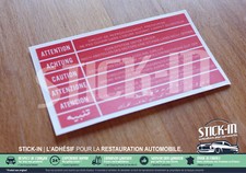 Autocollant Stickers 205 GTI