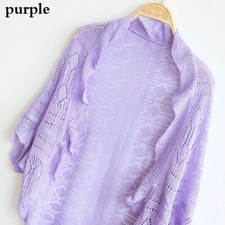 Gilet Court En Crochet Ouvert