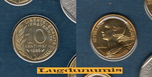 Fdc 1986 centimes marianne - 10,