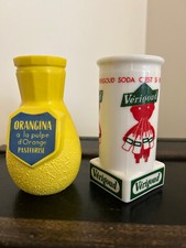 Lot 2 anciens distributeurs pailles Orangina et Vérigoud