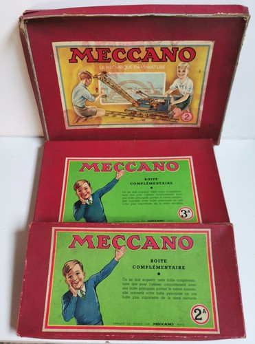 Anciennes boîtes meccano - boîtes,