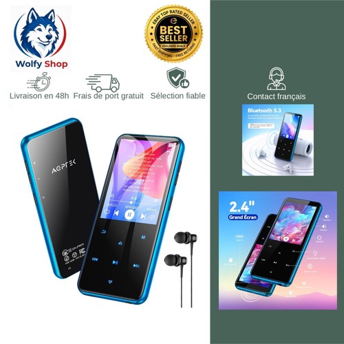 Agptek lecteur mp3 bluetooth - agptek,