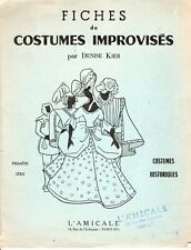 mode couture patrons costumes