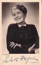 Elsa Wagner - Ross sans numéro - original signé + texte au dos