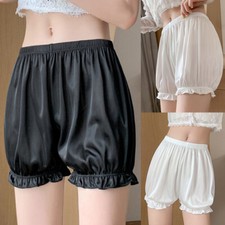 Short Pour Femme Sous-Vêtement Pantalon De Sécurité Culotte Bloomer Volants /