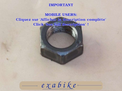 Ecrou vilebrequin pour - de,