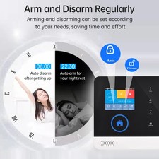 Système D'Alarme De Sécurité Pour La Maison 2.4 G WiFi GSM 2.4 Pouces TFT LCD FR