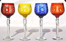 4 Verres Roemer en Cristal de