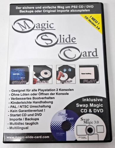 Magic slide card - slide, pour
