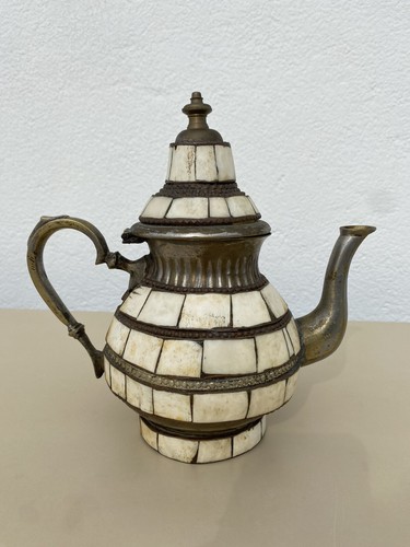 Ancienne théière laiton - théière,