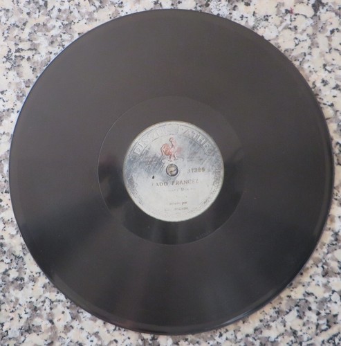 Disque pathé fado - pathé, francez