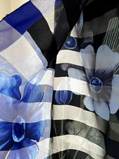 Grand FOULARD Carré Vintage