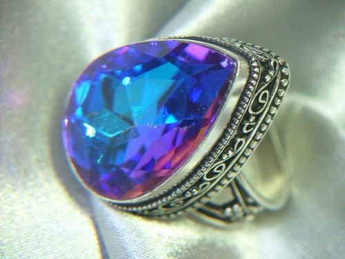 Belle bague argent et - ,