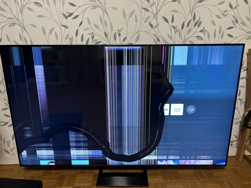 écran télévision cassé - Écran, /