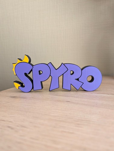 Logo spyro dragon enseigne - spyro,