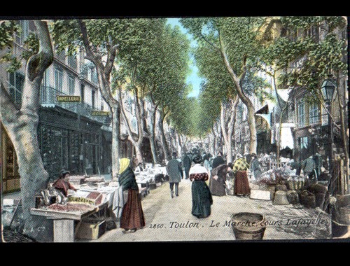 Toulon marché animé - marché, &