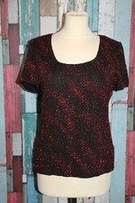 TEE SHIRT PAILLETTE FEMME °°°  CANDA  °°° TAILLE 40 . PROCHE NEUF 