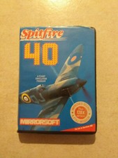 Jeu sur cassette en boite Spitfire 40 pour ordinateur Sinclair ZX Spectrum