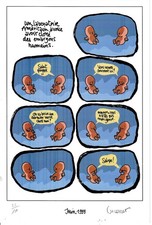 EX-LIBRIS CLONE DES EMBRYONS HUMAINS NUMEROTE ET SIGNE DE LARCENET NEUF