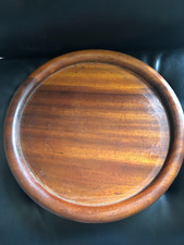 ?‍⬛superbe plateau de service de bistrot  /  bar en acajou vintage