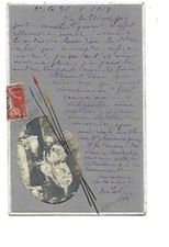 FANTAISIE - PHOTO DANS PALETTE DE PEINTURE AVEC PINCEAUX