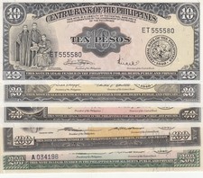 Set 10,20,50,100,200 Pesos -