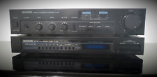 TBE Chaine Hifi KENWOOD stéréo des années 80 + enceintes 2 x 60Watts + supports