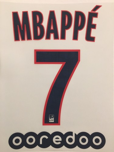 Flocage officiel psg - officiel, mbappé