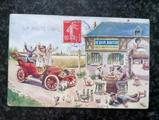 cpa La route libre publicité