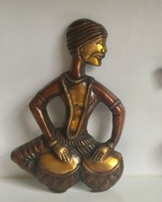 Laiton Musicien Tenture Murale