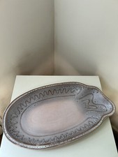 Grand Plat zoomorphe poisson