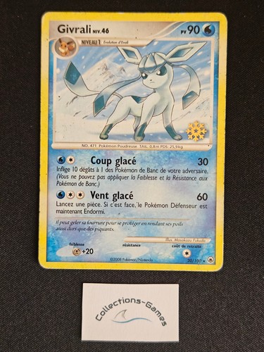 Carte pokémon givrali - givrali, 20/100