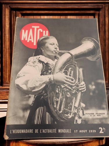 Vintage paris match 1940 - paris,