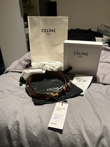 Ceinture celine triomphe cuir - ceinture,