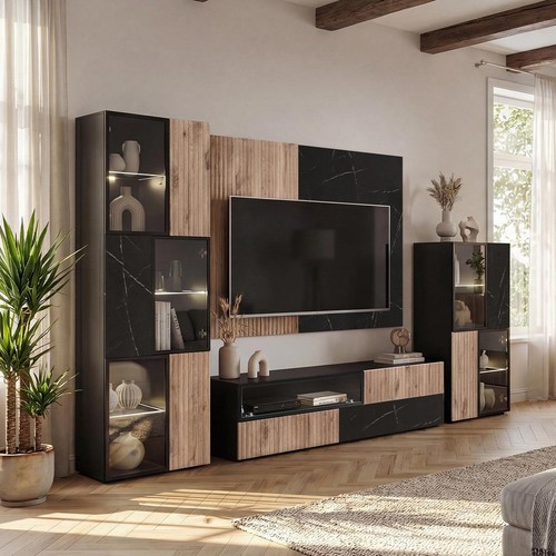 Ensemble meuble mural - meuble, tv