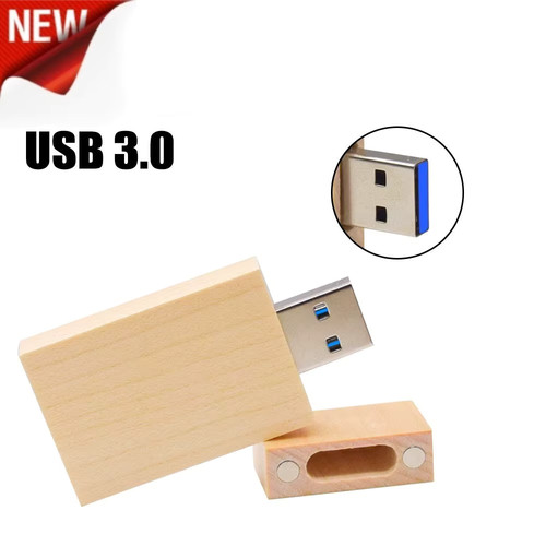 Clé usb bois naturel - clé,