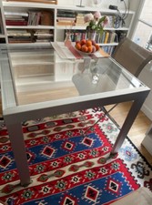 Table verre design italien