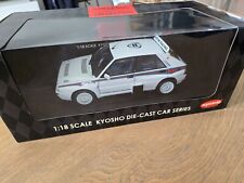 NEW NEUF Kyosho 1/18 Lancia Delta HF Integrale 6 White Martini 08344A