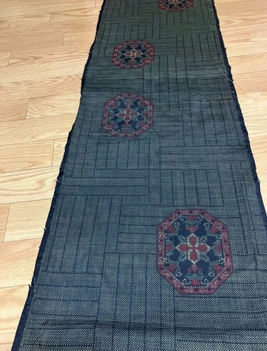 Tissu indigo japonais vintage