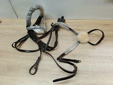 DESTOCKAGE  BRIDE FULL CUIR ANGLAIS VACHE VACHETTE CHEVAL EQUITATION NEUVE