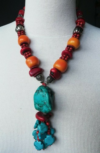 Collier ancien perle - ancien, en