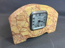 Ancienne petite horloge à poser Bayard socle en marbre vintage Made in France