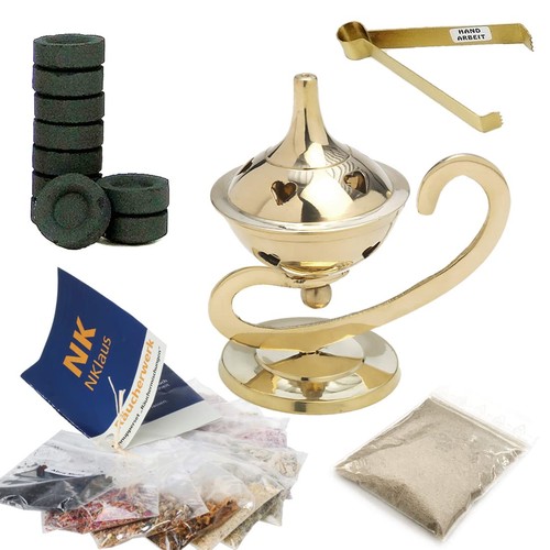 Set encens 14pcs encensoir - d'encens,