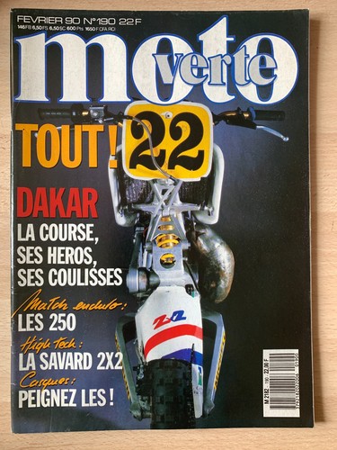 Moto verte magazine 190 du - verte,