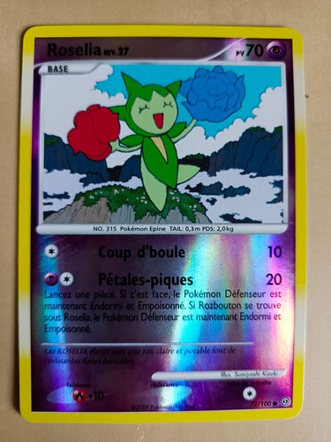 Carte pokémon roselia - pokémon,