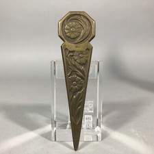 Ancien OUVRE-LETTRE petit format en bronze Période ART DÉCO Travail Français