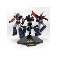 Goldorak Mazinger Kurogane Finish Set 3 Figurines Socle Présentation Loose Rare